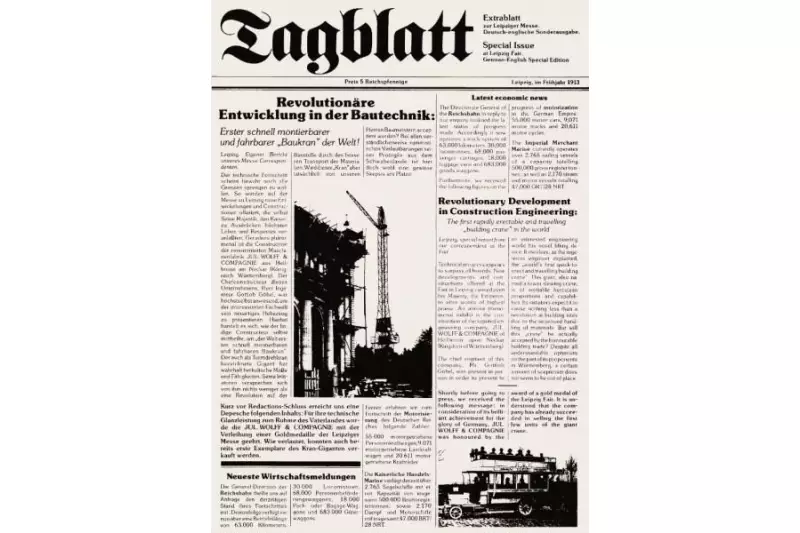 Extrablatt zur Leipziger Messe, Frühjahr 1913.