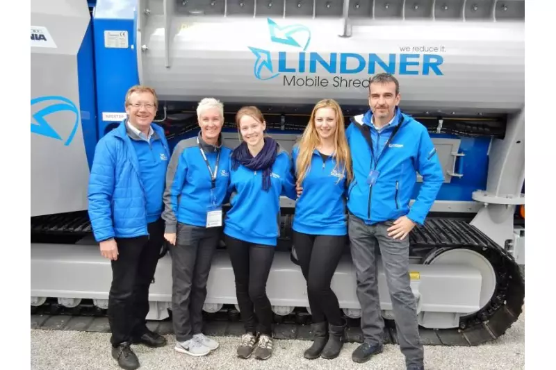 Das Beratungsteam des Unternehmens Lindner, Spezialist für Mobile Recyclingtechnik.