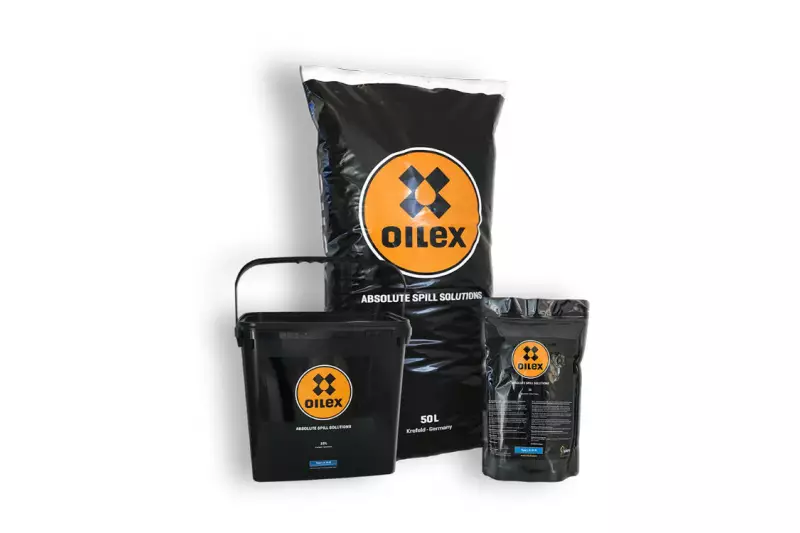 Oilex ist in Gebinden von 0,5 l und im Beutel bis zu 50 l erhältlich.