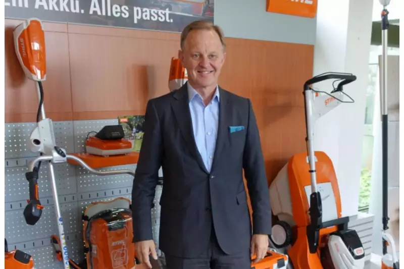 Heribert Benteler, Geschäftsführer der Stihl Vertriebszentrale in Dieburg.