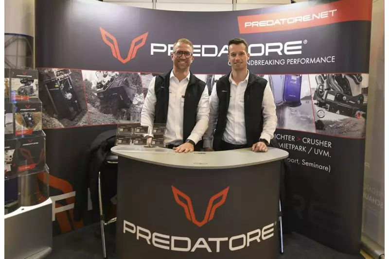 Patrick Püschel (l.), Geschäftsführender Gesellschafter Predatore Machines GmbH, und Maurice Schäfer, Geschäftsführer.