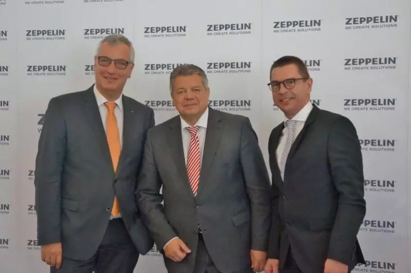 Der Zeppelin-Vorstand Peter Gerstmann, Michael Heidemann und Christian Dummler. Die Herren können auf ein erfolgreiches Geschäftsjahr zurückblicken und auf eine vielversprechende Zukunft hoffen.