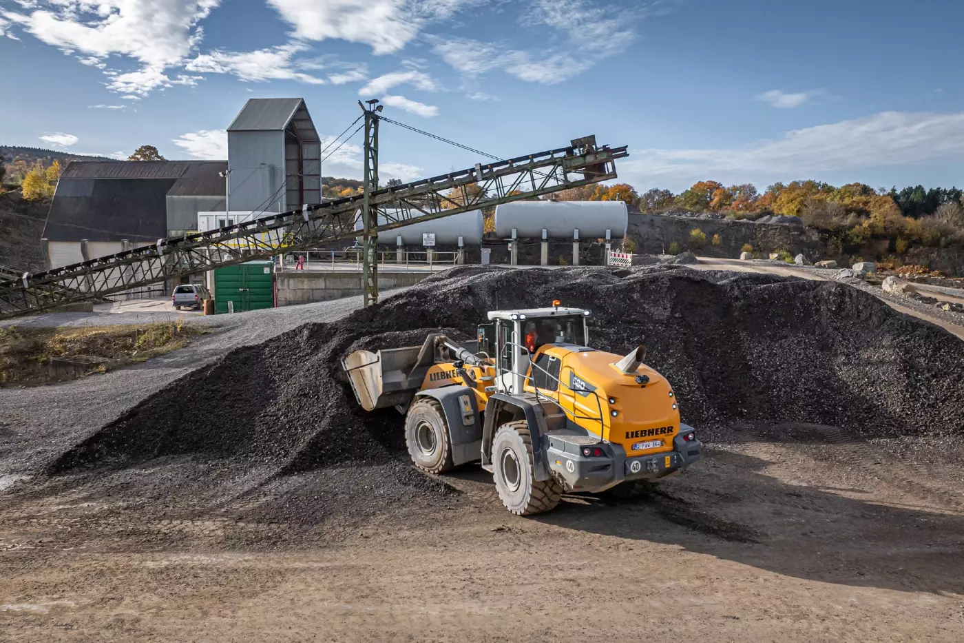Der Liebherr XPower-Radlader wurde aufgrund seiner Zuverlässigkeit, seines Arbeitskomforts und seiner Treibstoffeffizienz ausgewählt. 