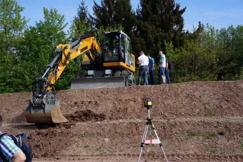 Leica Geosystems demonstrierte moderne Vermessungstechnik.