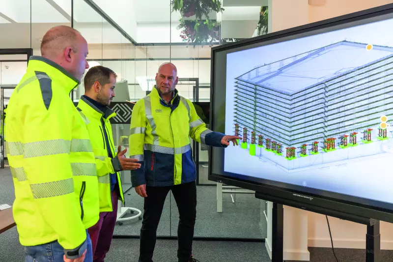 Die von den Daiichi Sankyo und Peri Projektverantwortlichen gemeinsam konzipierte Gerüstlösung berücksichtigte alle unterschiedlichen Anforderungen der späteren Gerüstnutzer.