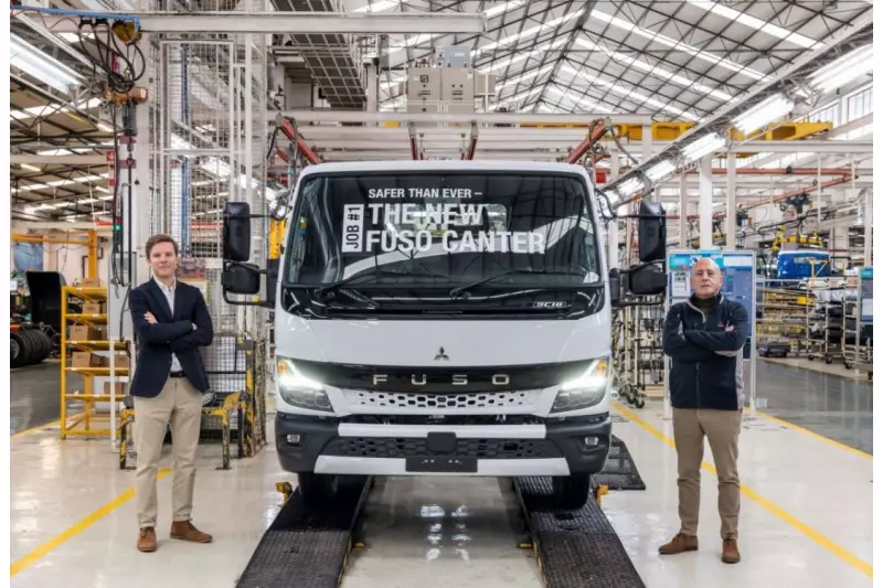 Tramagal: Produktionsstart für den neuen FUSO Canter Leicht-Lkw von Daimler Truck in Europa.