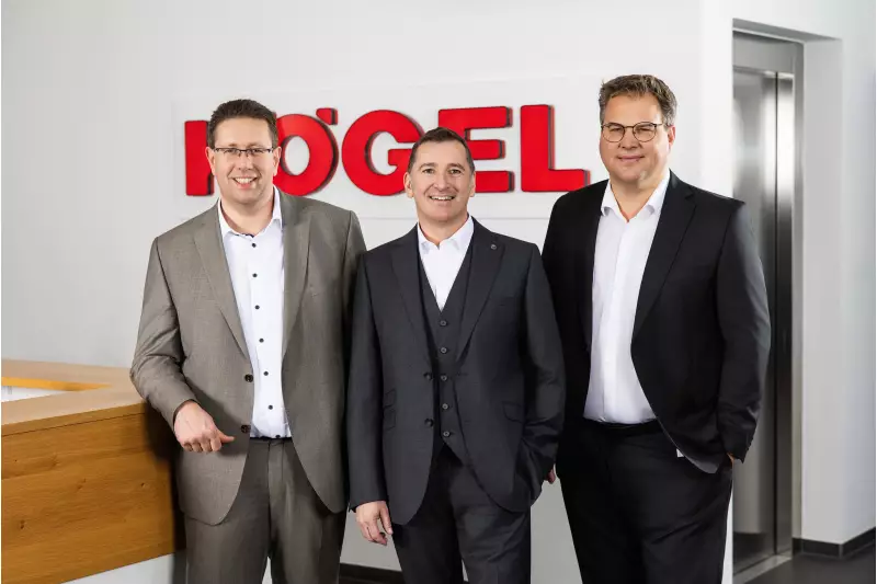 Von links nach rechts: Kögel Management - Christian Spengler, CFO; Markus Siegner, CEO; Thore Bakker, CSO
