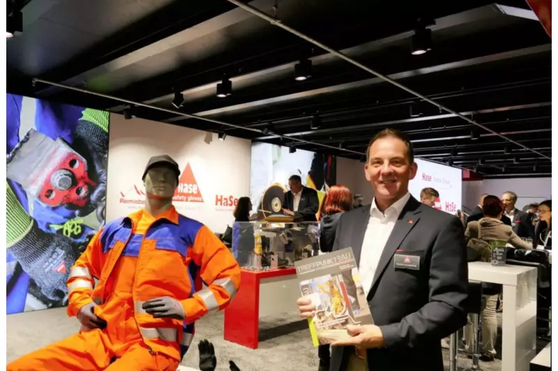 Christian Spiegelberg, Geschäftsführer Hase Safety Gloves, freute sich über ein erfolgreiches Jahr und hatte eine Menge Neuheiten parat für 2018.