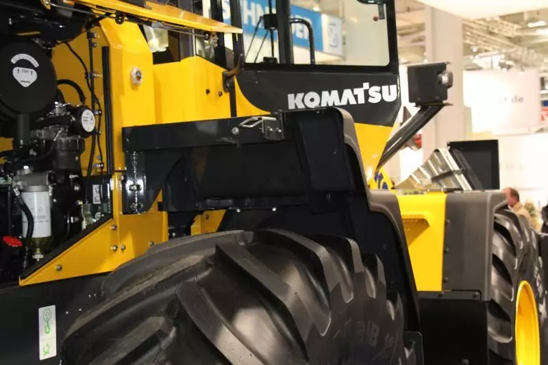 Die Agritechnica: ein Heimspiel für Komatsu aus Hannover.