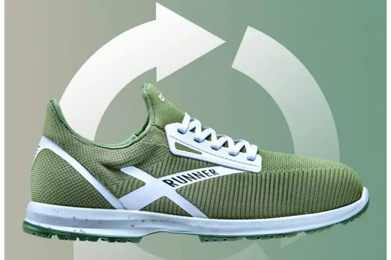 Der neue Atlas Recycling Safety Shoe besteht nicht nur aus recycelten Materialien. Jeder Part des Schuhs wurde ganzheitlich und nachhaltig durchdacht. Quelle: Atlas Schuhfabrik