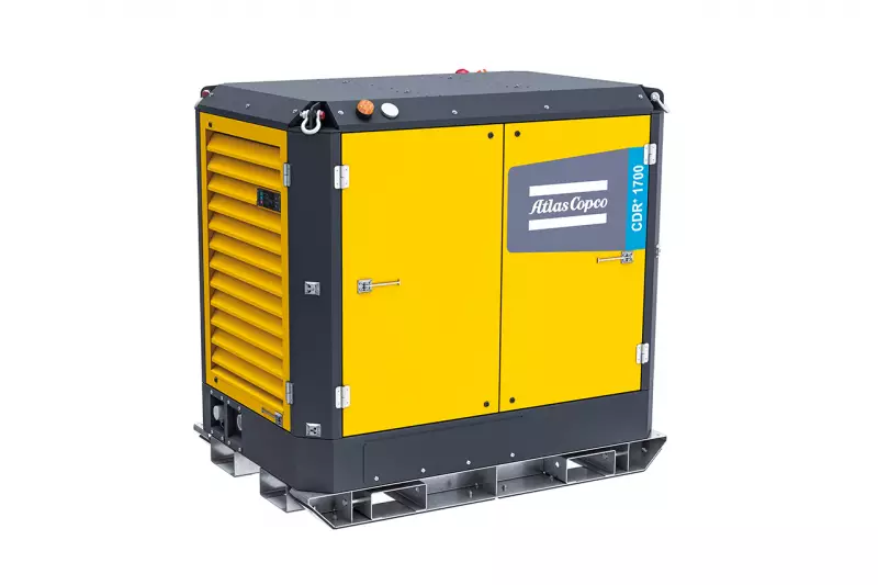 Speziell auf anspruchsvolle Außenanwendungen zugeschnitten ist die Premium-Serie CDR+. Diese Drucklufttrockner sind zudem mit Cerades ausgestattet, einem von Atlas Copco entwickelten, festen Keramik-Trockenmittel, das die Energieeffizienz steigert und die Wartungsintervalle verlängert. Quelle: Atlas Copco