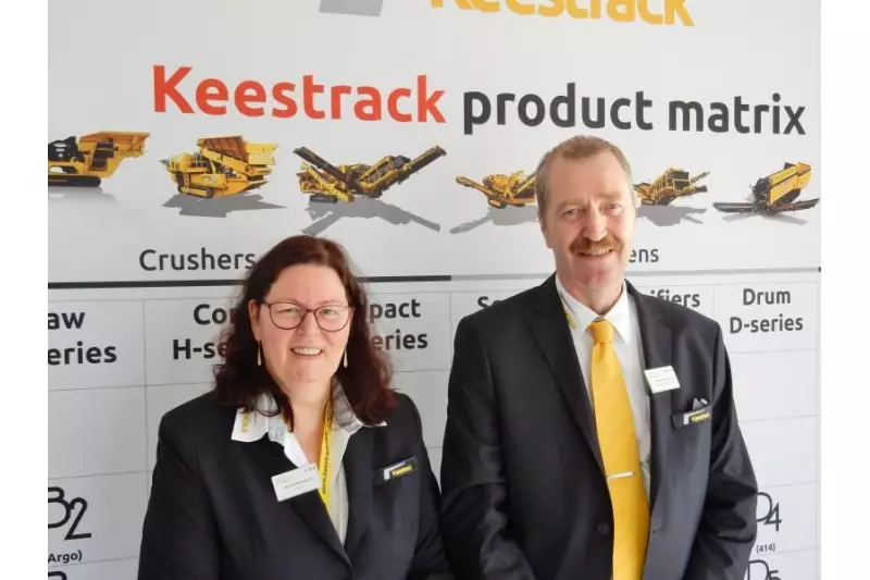 Annet und Kees Hoogendoorm feierten das 20-jährige Firmenjubiläum auf der Bauma.