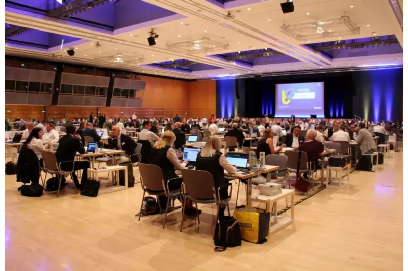 Der bauma Mediendialog fand am 21. und 22. Juni 2022 im ICM – Internationales Congress Center München statt. Rund 120 Firmen beteiligten sich an den Tischgesprächen mit der Fachpresse. Quelle: Treffpunkt.Bau