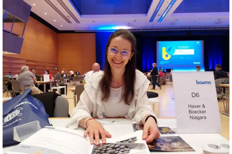 Drahtgewebeprodukte zugeschnitten auf die Anforderungen der Kunden sind eine Spezialität von Haver & Boecker, vertreten durch Mihaela Grancharova, Marketing Manager.