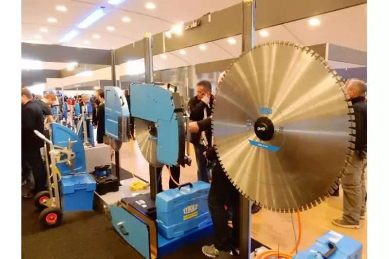 Neues und Bewährtes zum Anfassen und Testen gab es am Stand der Firma Tyrolit.