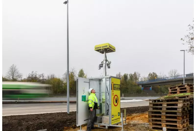 Das Videoüberwachungssystem Video Guard nutzt maschinelles Lernen, um automatisiert Eindringlinge zu erkennen.