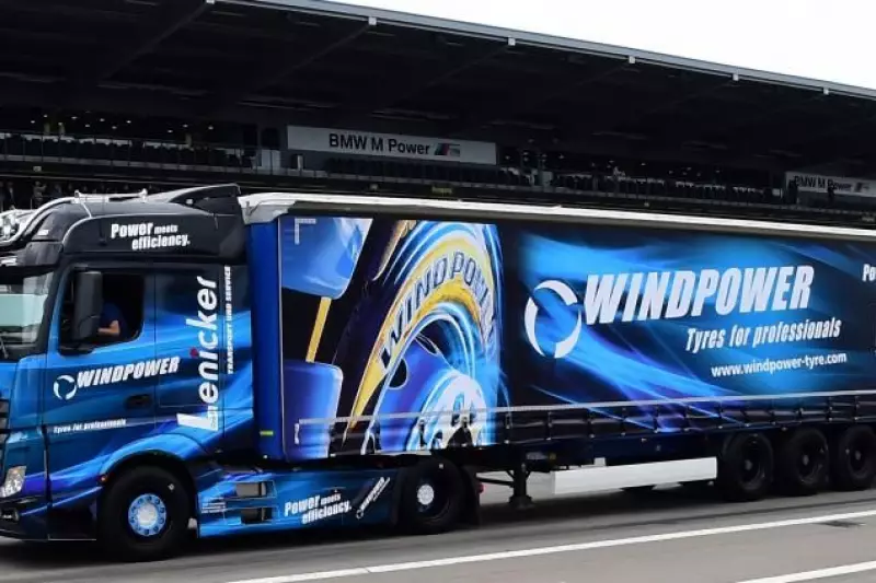 Zum ersten Mal zu sehen war der speziell für Windpower designte Truck beim diesjährigen Truck Grandprix am Nürburgring.