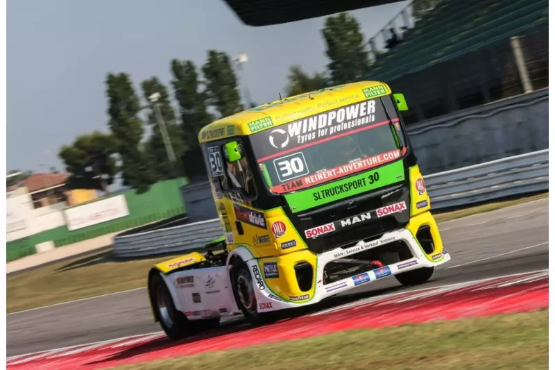Mit seinem Windpower MAN-Race Truck fährt Sascha Lenz auf Platz 4 in der European Truck Racing Championship 2018.