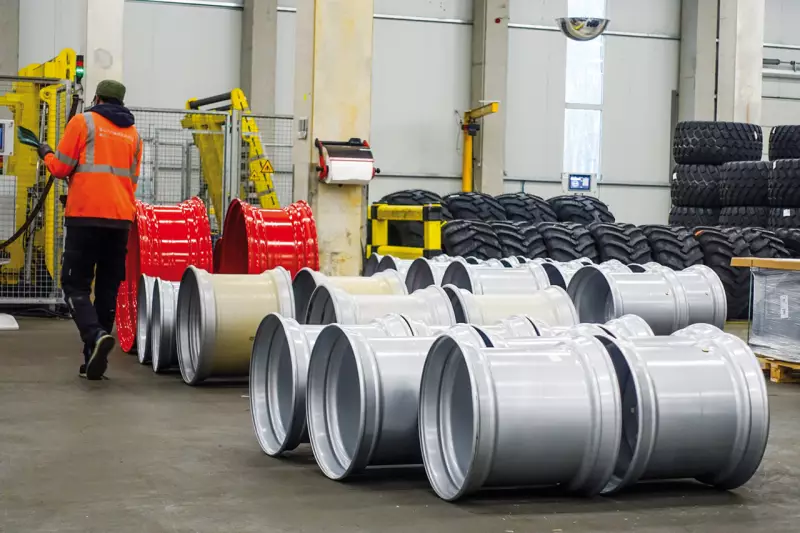 Bohnenkamps Produktportfolio richtet sich an zahlreiche Branchen und umfasst neben Reifen auch Räder, Felgen, Schläuche und individuell konfigurierte Kompletträder. Quelle: Treffpunkt.Bau