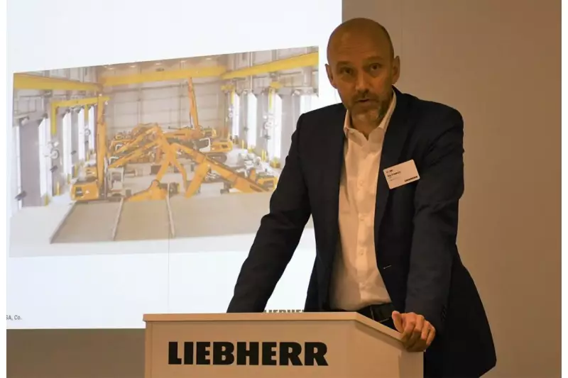 13 Standorte, 12 Produktsegmente, über 1.300 Beschäftigte und 60 Millionen Dollar für das neue Hauptquartier in Virginia – Kai Friedrich, Managing Director Liebherr USA, betonte die Bedeutung des nordamerikanischen Marktes für Liebherr.