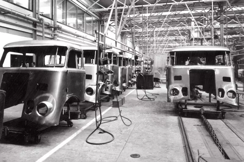 1967 sah es folgendermaßen in der Produktion aus.