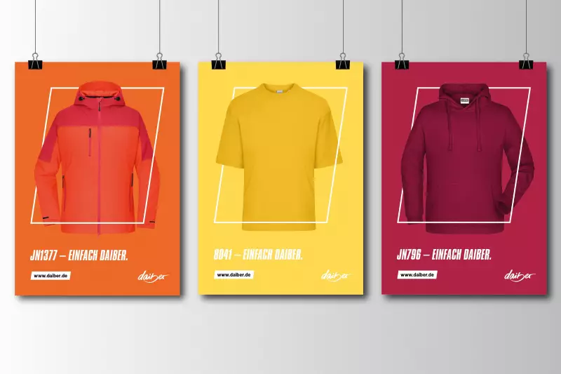 Fokus auf das Wesentliche: Die Motive der neuen Kampagne „Einfach Daiber.“ rücken die Produkte und das Serviceversprechen von Daiber in den Mittelpunkt.