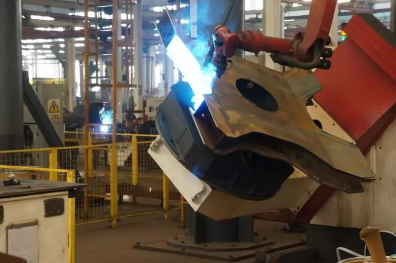 Der Unterwagen-Stahlbau.