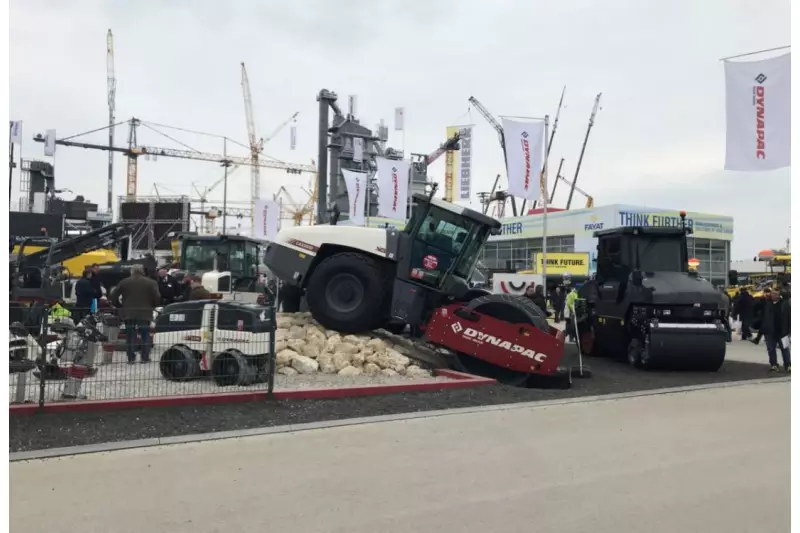 Dynapac war mit der gesamten Produktpalette auf der bauma vertreten.