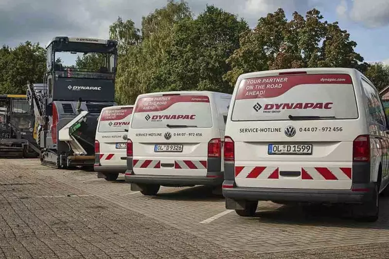Dynapac arbeitet mit zertifizierten Partnern in allen Ecken Deutschlands zusammen, um einen optimalen Kundenservice garantieren zu können.