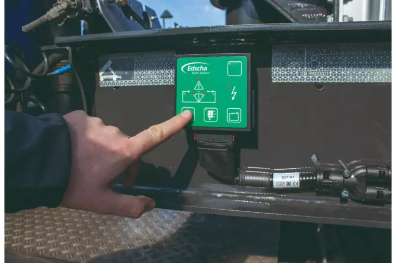 Bedienpanel von „TipperRoof“.