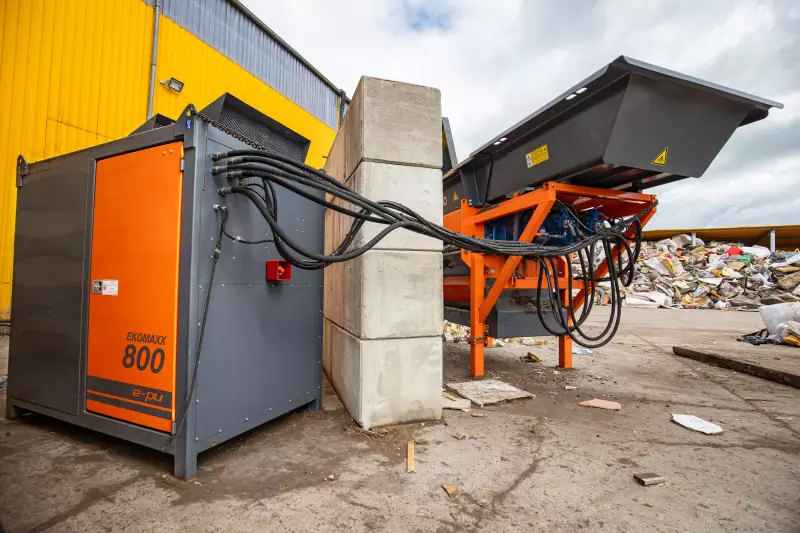 Mit Fokus auf nachhaltige Energieversorgung kam für HRG nur der elektrisch betriebene Ekomaxx 800 e-pu in Frage.