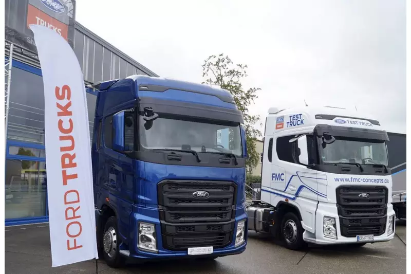 Hinter der Marke Ford Trucks verbirgt sich das Unternehmen Ford Otosan, ein Joint Venture der Ford Motor Company sowie der türkischen Koc Holding. Quelle: Treffpunkt.Bau