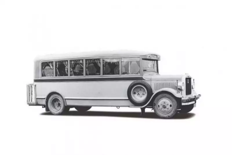 1932 lief der erste Bus von Mitsubishi in der Kobe-Werft in Japan vom Band.