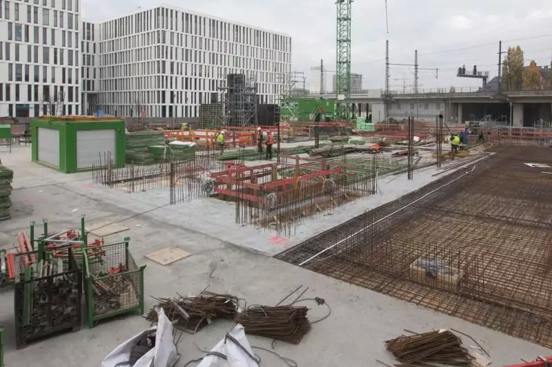 Der aktuelle Stand auf der Baustelle.