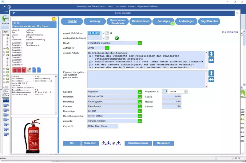 Das System erstellt Prüfprotokolle, die sich revisionssicher archivieren lassen und die Nachweisführung gegenüber Audit und Aufsichtsbehörden erleichtern.