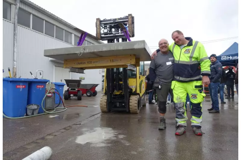 Starke Produkte schaffen starke Teams: (v.l.) Adnan Fidan, Geschäftsführer der SSB Fidan GmbH, und Thomas Lüscher, Geschäftsführer Betonbeißer, verbindet eine langjährige Zusammenarbeit.