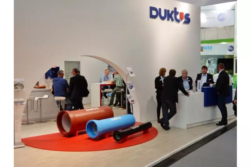 Auf einem neuen Messestand zeigte die Firma Duktus ihre bewährten Produkte.