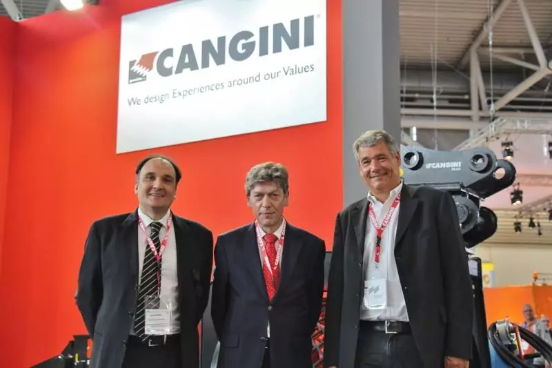 Ein starkes Team für Canigini Benne (v.l.n.r.): Giuseppe Ranauro, Sales Department, Thomas Model, Vertrieb Süddeutschland und Uwe Basler.