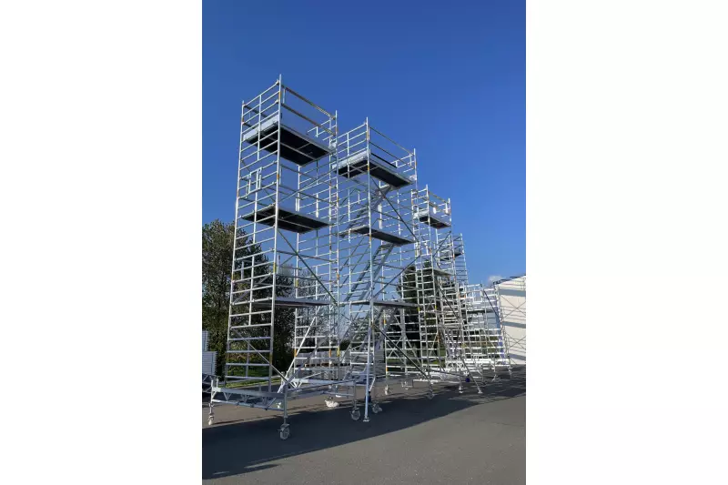 Ein besonderer Schwerpunkt liegt auf der Produktion von Aluminium-Fahrgerüsten.