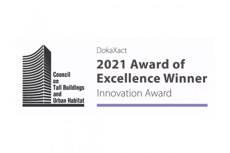 Doka wurde für sein DokaXact-System mit einem Innovation Award of Excellence vom CTBUH 2021 Awards Programm ausgezeichnet.