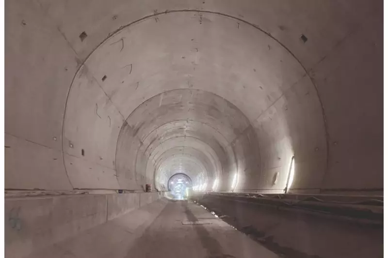 Mit einer Länge von 860 m ist der Brandbergtunnel das Schlüsselbauwerk der Ortsumfahrung Oberwinden.
