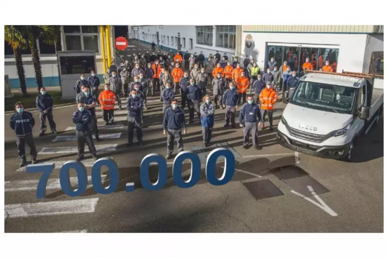 Iveco feiert anlässlich des 30. Jahrestages des Produktionsbeginns im Werk Valladolid den 700.000sten dort produzierten Daily.