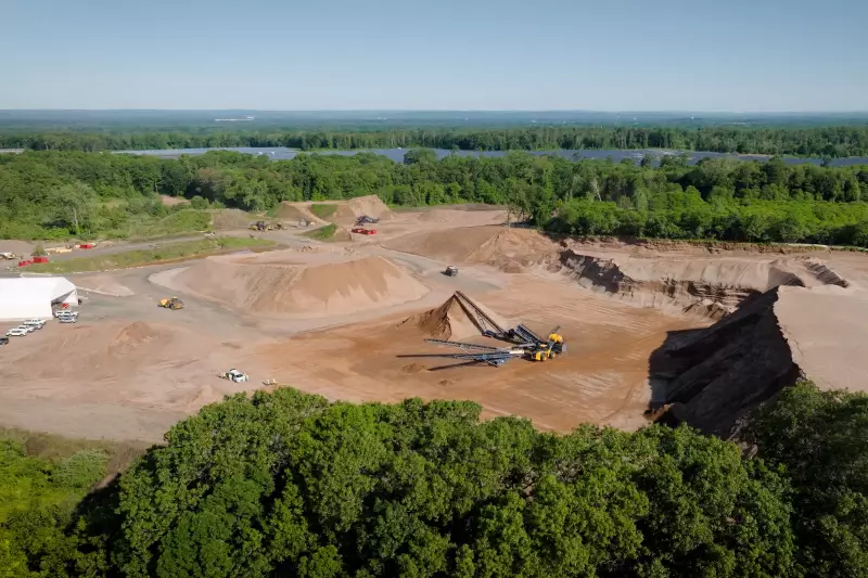 Die Klassiersiebanlage Mobiscreen MSC 953 Evo überzeugt bei der Herstellung von Sand. 