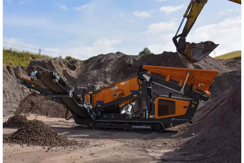 Portafill Schwerlastsieb MR-5X: zuverlässiger Alleskönner mit hohem Durchsatz von bis zu 200 t/h.