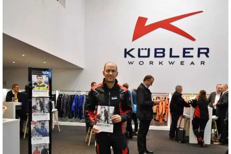 Kübler Bodyforce heißt die Kollektion für den vollen Körpereinsatz. Daniel Pusch, Leiter Marketing Paul H. Kübler Bekleidungswerk, informierte im Rahmen einer Pressekonferenz über die Vorteile der neuen Generation von Arbeitsbekleidung.