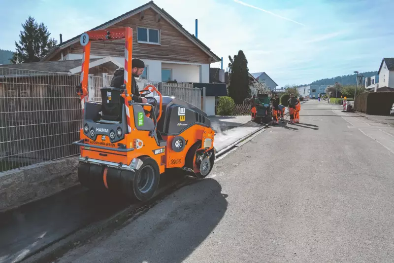 Rangendingen E-Asphaltwalze. Foto: Wirtgen