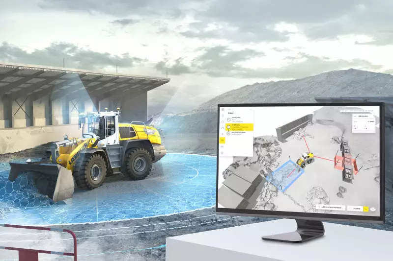 „Liebherr Autonomous Operations“ kann in der Webapplikation als auch live am Testgelände mitverfolgt werden.