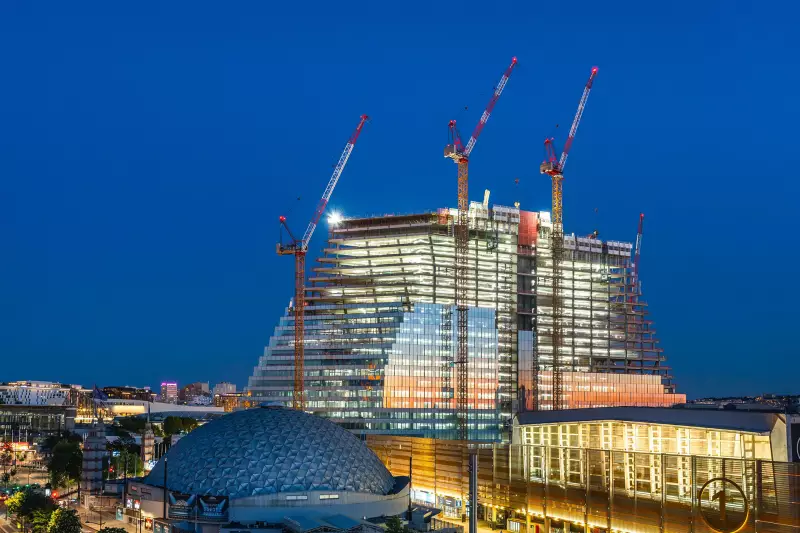 Die „Triangle“ wird mit 180 Metern das dritthöchste Gebäude in Paris. 