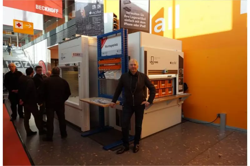 Seit über 25 Jahren realisiert die Apfel GmbH als metallverarbeitendes Unternehmen professionelle Betriebseinrichtungen. Geschäftsführer Stefan Apfel war persönlich für seine Kunden und Interessenten vor Ort.