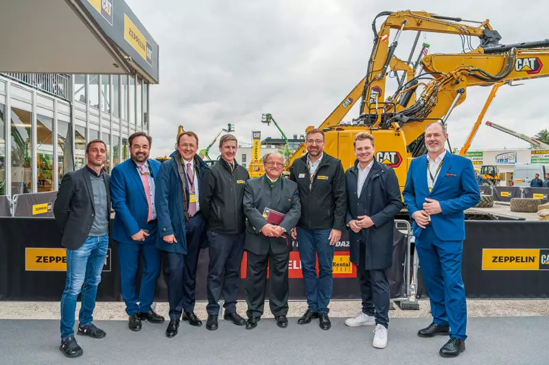 Die Zeppeliner zeigten in St. Pölten neben den neuesten Cat Maschinen auch Thwaites Dumper, Weber MT-Geräte und als Highlight die gesamte neue Produktpalette der Zeppelin Radlader unterhalb der 6 t-Klasse. Quelle: MCG/Josef Bollwein
